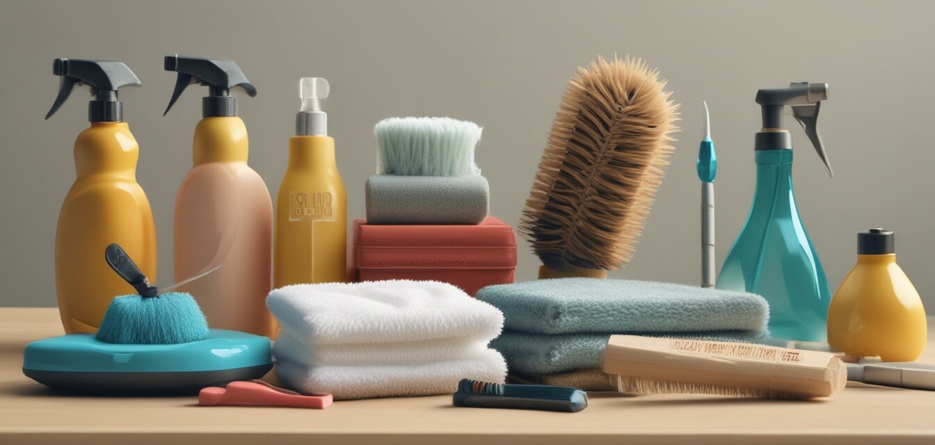 Cleaning tools for miniature houses