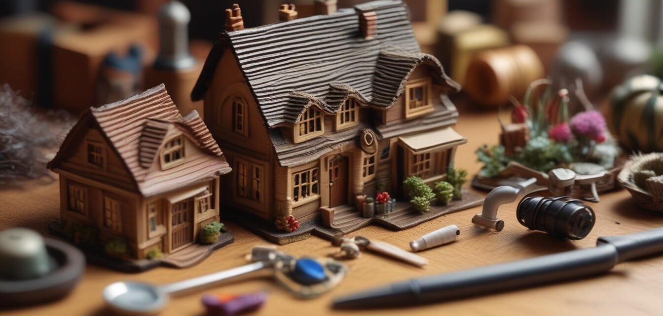 Tools and Accessories for Miniature House Kits
