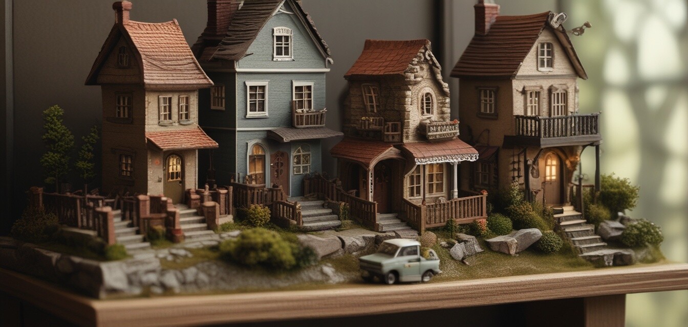 Miniature house customization ideas